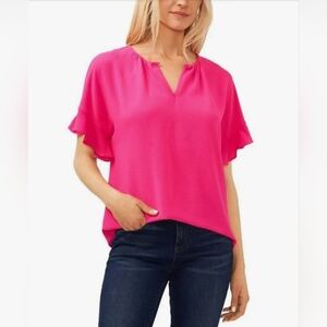 CeCe x Bloomingdale's - Ruffle Sleeve Drop Shoulder Blouse